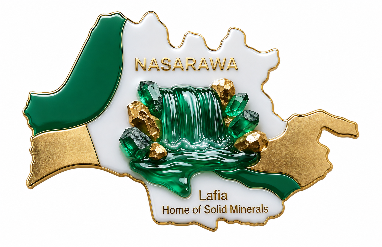 Nasarawa State Fridge Magnet